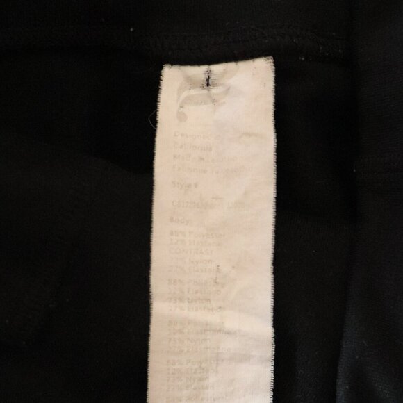 Fabletics Women's Sz XS Black Powerhold Mesh Pocket Stretch Activewear Leggings - Picture 14 of 15